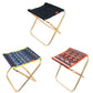 Folding Camping Chair Portable Fishing Stool Lightweight Outdoor Travel Seat - Black