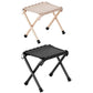 Outdoor Foldable Bench Stool Portable Camping Chair for Hiking Picnic Travel - Khaki