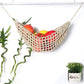 Under Desk Hanging Fruit Basket Kitchen Storage Net Home Organizer for Fruits - Khaki