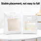 24PCS Bow Flap Tote Bag Reusable Shopping Carry Bag Gift Party Packaging Bag - 26x19x9cm