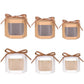 20PCS Small Gift Box Candy Storage Box Party Favor Treat Packaging Recyclable - White-S