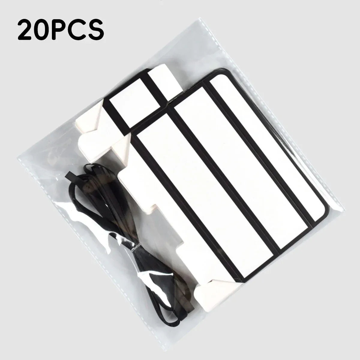 20pc Bow Ribbon Rectangle Treat Valentine Chocolate Gift Packaging Set Box Kit - Yellow