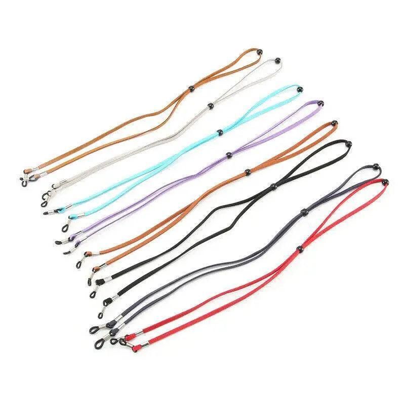 Adjustable Glasses Neck Strap Cord Lanyard for Spectacles and Reading Glasses - Grey