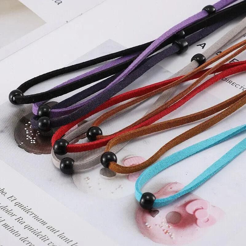 Adjustable Glasses Neck Strap Cord Lanyard for Spectacles and Reading Glasses - Grey