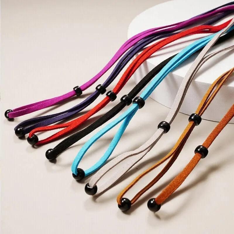 Adjustable Glasses Neck Strap Cord Lanyard for Spectacles and Reading Glasses - Grey