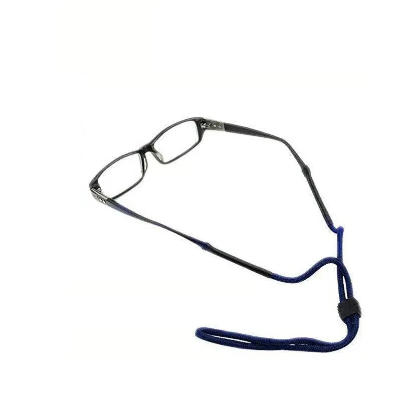 Reading Eyeglass Glasses Chain Cord Lanyard Sunglasses Neck Holder Sports Strap - Blue