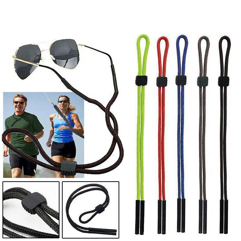 Reading Eyeglass Glasses Chain Cord Lanyard Sunglasses Neck Holder Sports Strap - Blue