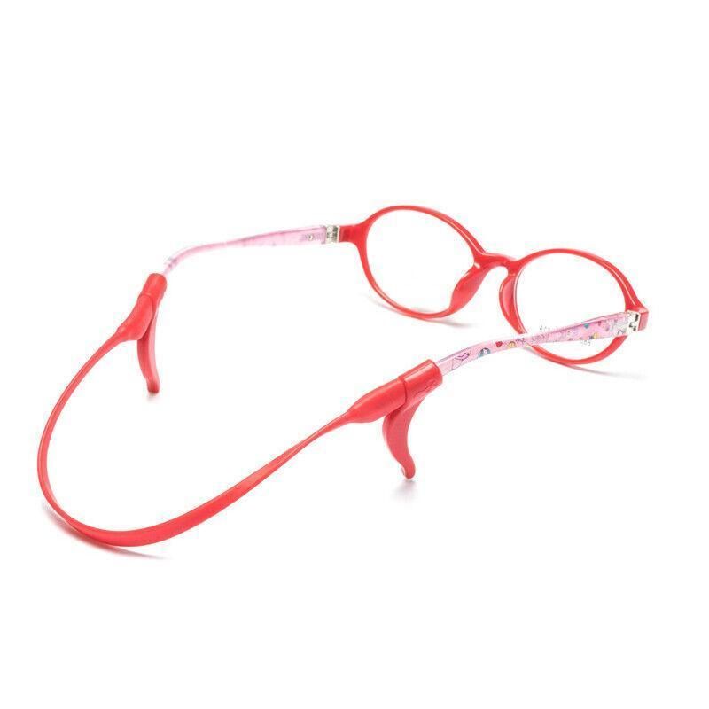 Silicone Glasses Strap and Ear Grip Set Eyeglasses Holder Cord with Hooks 20cm - Yellow