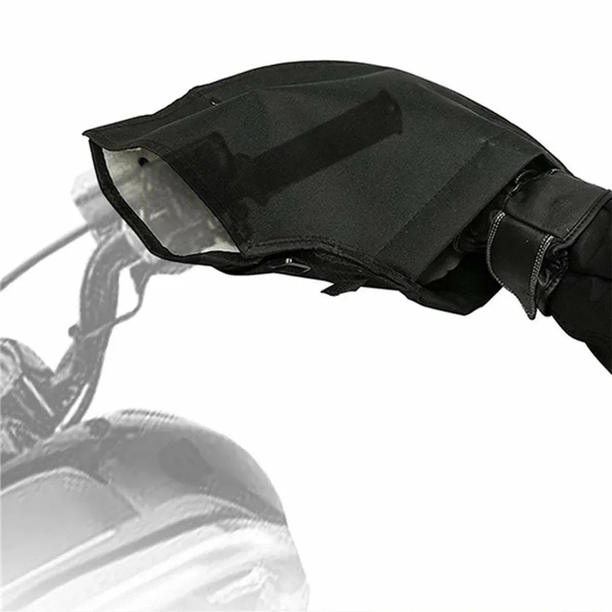 Motorcycle Handlebar Gloves Winter Windproof Riding Hand Covers Outdoor Warmer