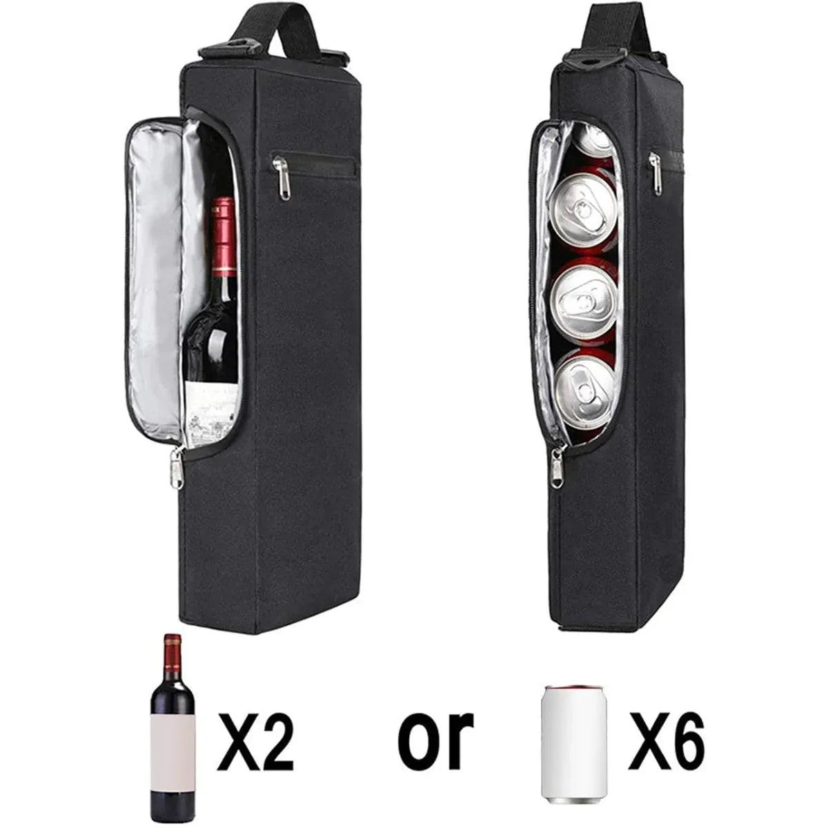 Portable Insulated Golf Cooler Bag Cold Storage Beverage Ice Bag for Cans Drinks