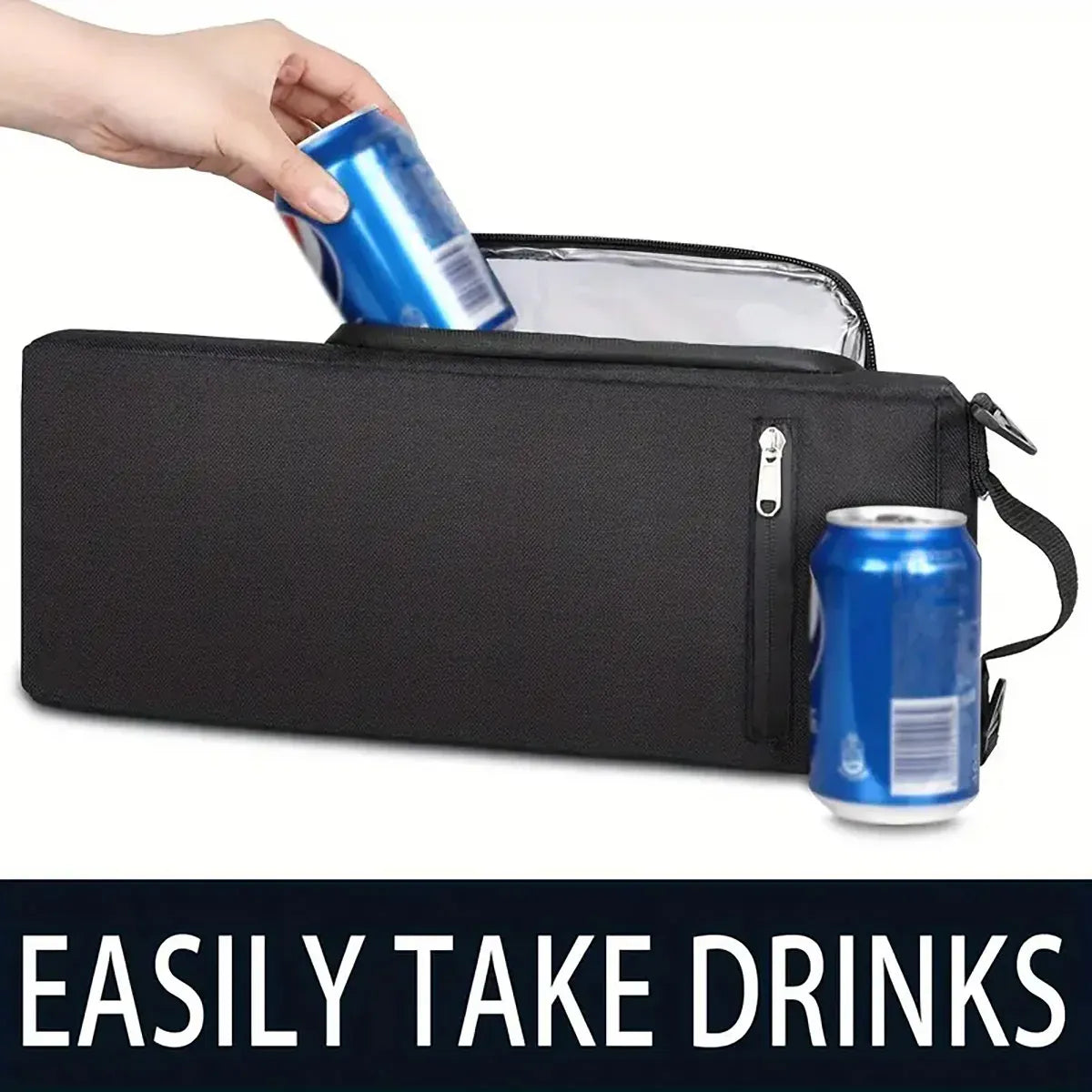 Portable Insulated Golf Cooler Bag Cold Storage Beverage Ice Bag for Cans Drinks