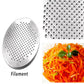 Stainless Steel Kitchen Cheese Grater with Container Storing Fruits Cheese Box - Red