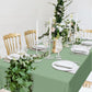 6pcs Green Disposable Tablecloths for Party and Event Decorations Table Covers