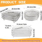 Air Fryer Grill Rack Multi Layer Removable Shelf Mesh Rack for Cooking BBQ - Round