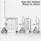Light Grey Folding Utility Trolley with Lid - 1 Piece