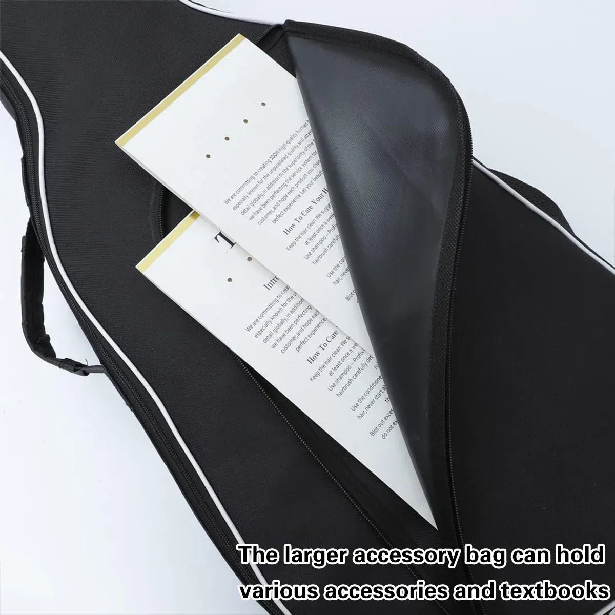 Electric Bass Guitar Bag Padded Backpack Cotton Shoulder Case Thick Protection