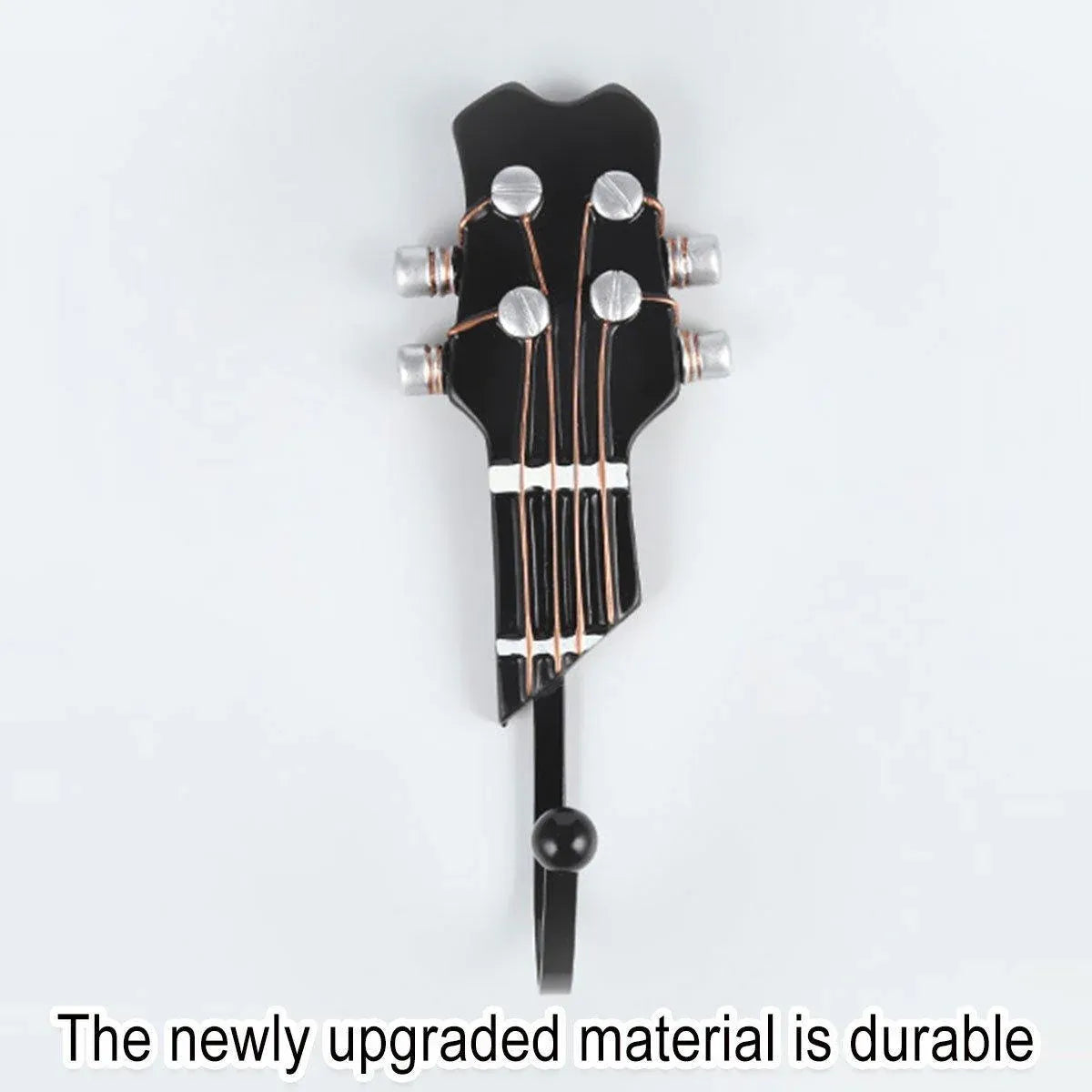 3pcs Guitar Theme Decorative Hooks Wall Mounted Hooks for Home and Office Use