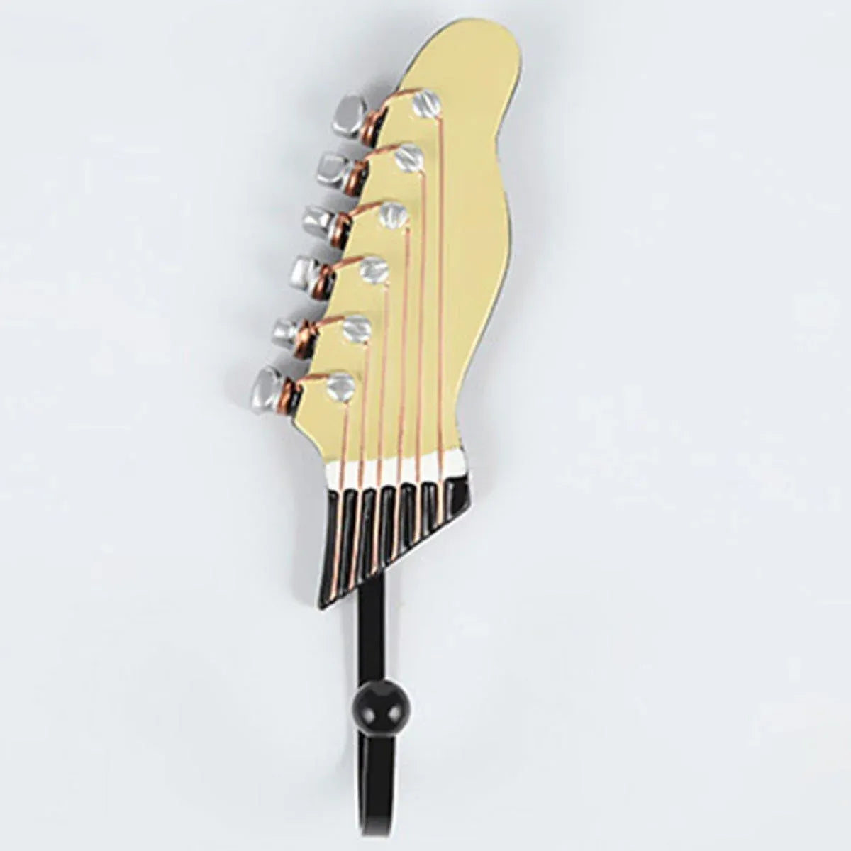 3pcs Guitar Theme Decorative Hooks Wall Mounted Hooks for Home and Office Use