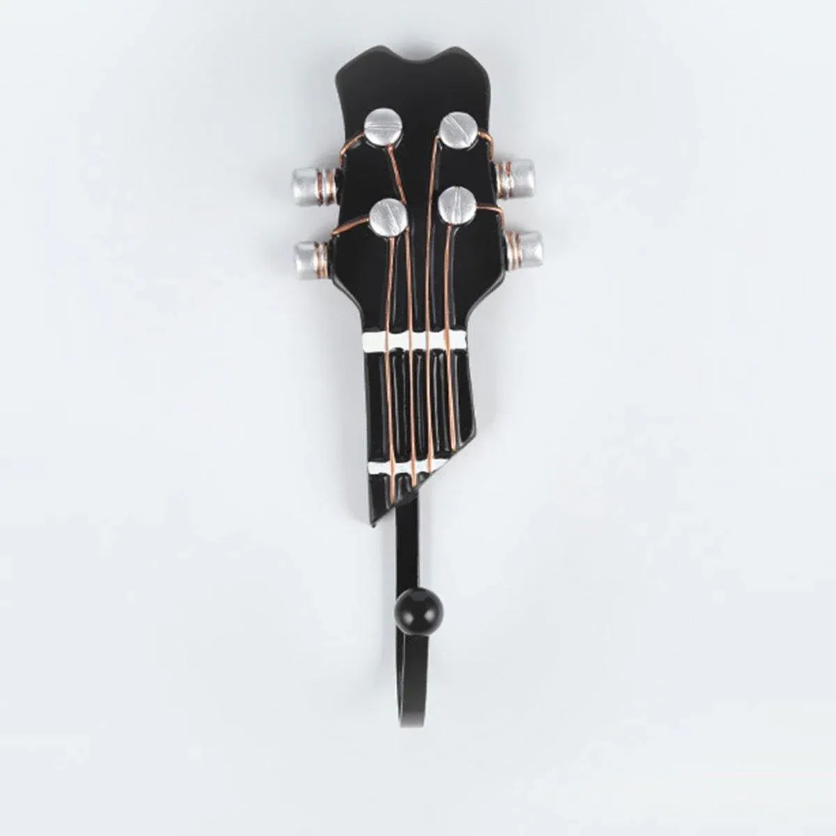 3pcs Guitar Theme Decorative Hooks Wall Mounted Hooks for Home and Office Use