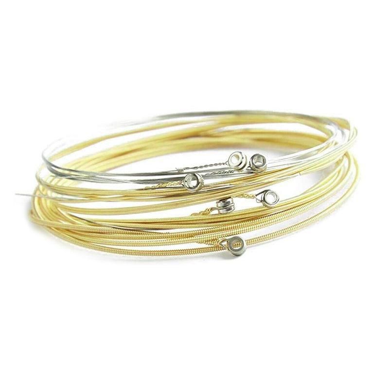 Acoustic Music Guitar Strings Steel with Premium Light Universal 6 Pcs