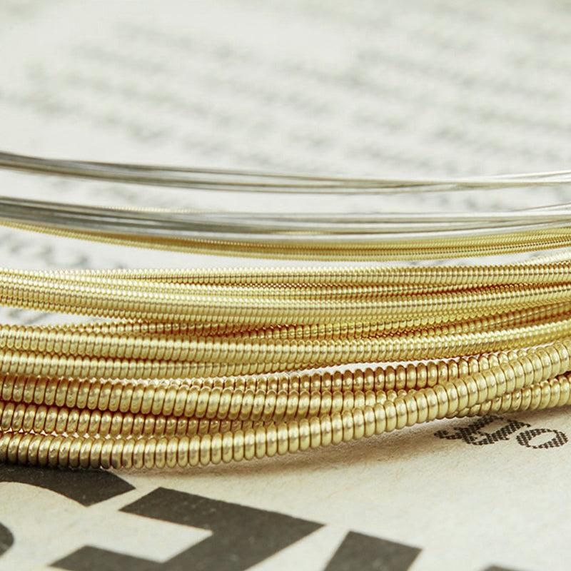 Guitar Strings Steel Premium Light Universal 6 Pcs Sent Free Pick Guitarstrings