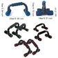 H Shaped Push Up Bars Home Fitness Equipment for Chest Arm Shoulder Training - Red