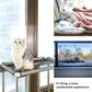 Cat Window Bed Suction Cup Hammock Black Breathable Hanging Seat 55x35cm