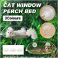 Cat Hammock Bed Glass Hanging Basket