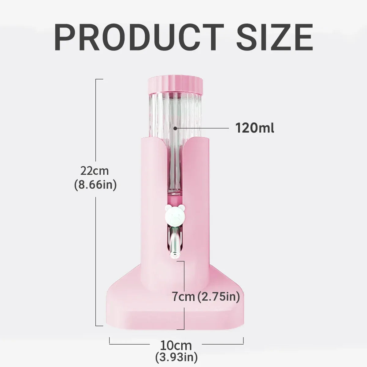 Hamster Water Dispenser Kettle Large Leak Proof Bracket Pet Drinking Supplies - Yellow