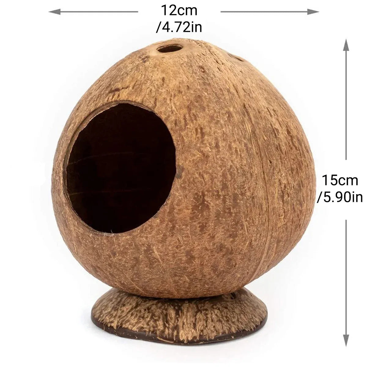 Coconut Hamster Toy Supplies Equipment Nest Warm Winter Space Saving Durable
