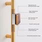 Light Luxury Cabinet Handle Full Copper Gold Straight Knurled Drawer Door Pull - 224mm