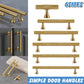 6 Sizes Gold Cabinet Door Handle Light Luxury Bronze Pull for Wardrobe Drawer - 320mm-Hole Distance