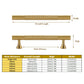 6 Sizes Gold Cabinet Door Handle Light Luxury Bronze Pull for Wardrobe Drawer - 320mm-Hole Distance