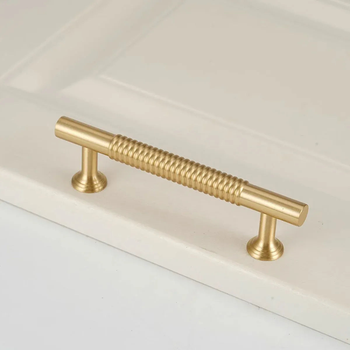 6 Sizes Gold Cabinet Door Handle Light Luxury Bronze Pull for Wardrobe Drawer - 320mm-Hole Distance
