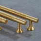 6 Sizes Gold Cabinet Door Handle Light Luxury Bronze Pull for Wardrobe Drawer - 320mm-Hole Distance