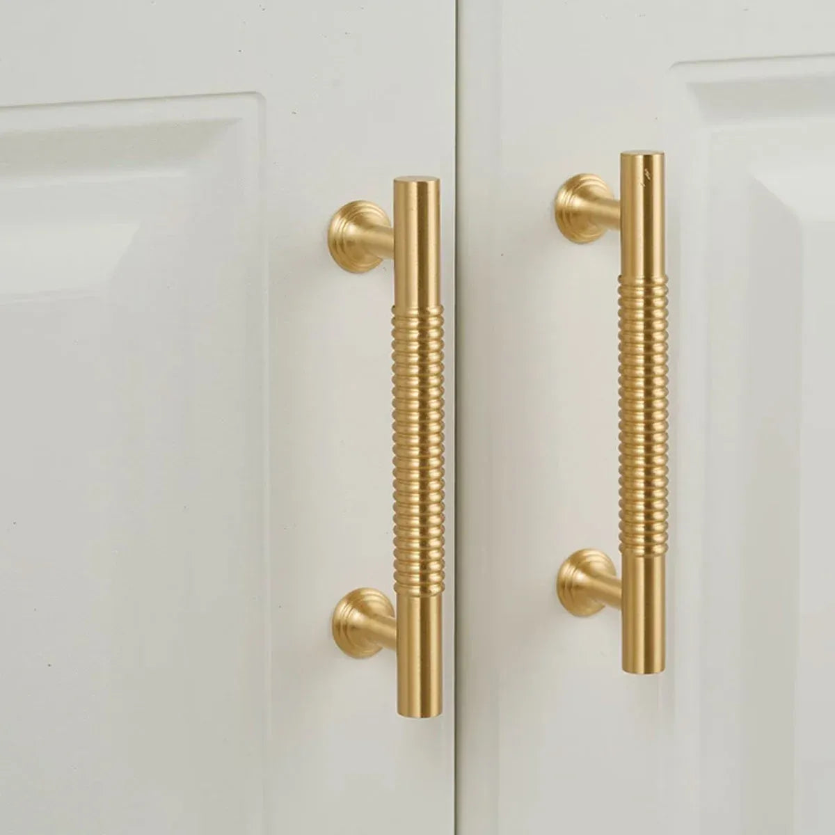 6 Sizes Gold Cabinet Door Handle Light Luxury Bronze Pull for Wardrobe Drawer - 320mm-Hole Distance