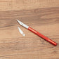 Craft Knife with 5 Blades Metal Handle Cutter Engraving Hobby Scalpel Tool - Blue