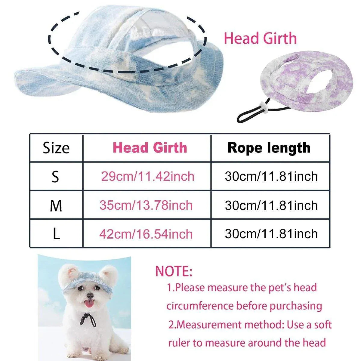 Adjustable Pet Hat with Cute Leaky Ears Sunscreen Fisherman Hat Four Seasons Use - Orange Red - S