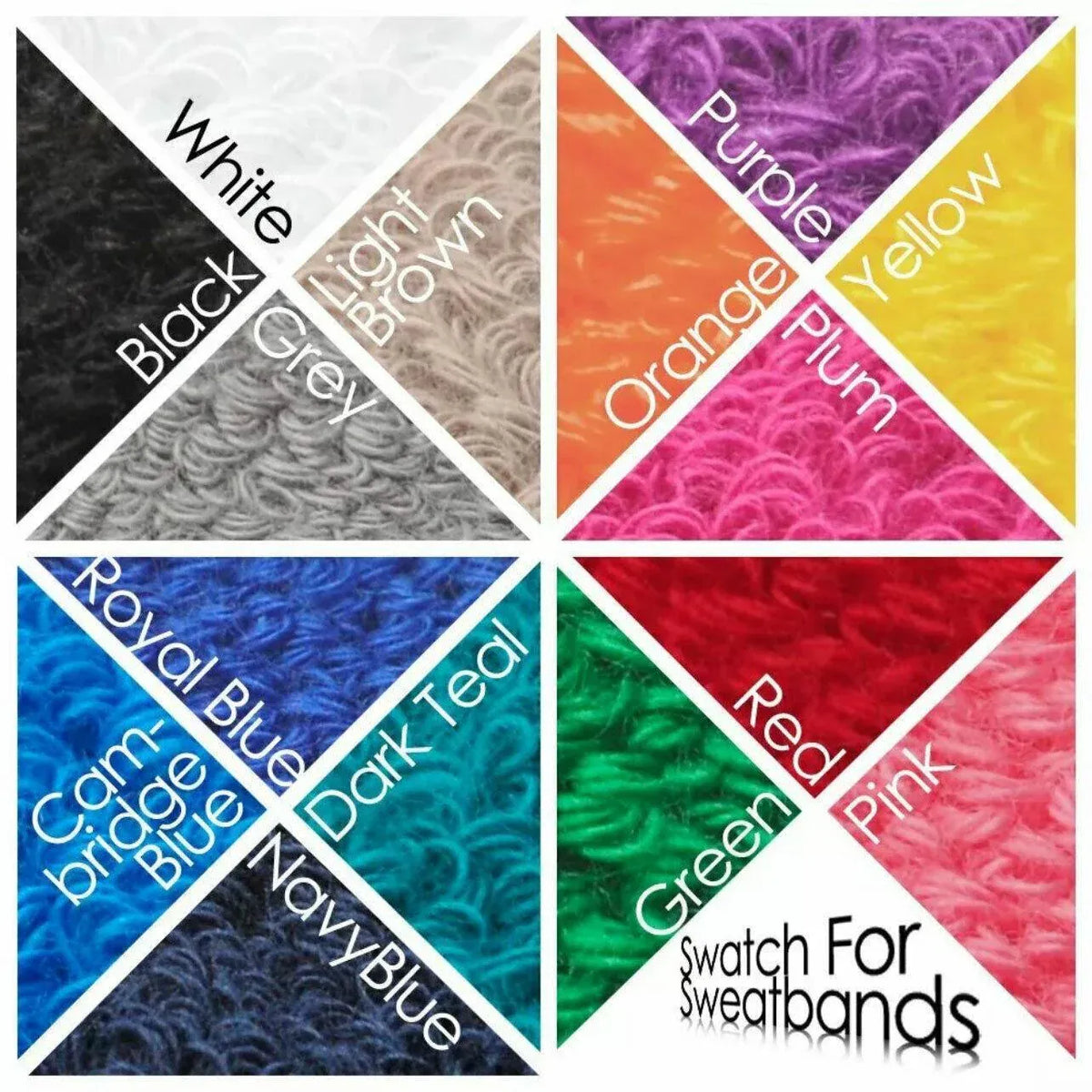 Wristbands Headband Sweatbands Sweat Band For Sport Tennis Badminton Yoga Cotton - Neon Green