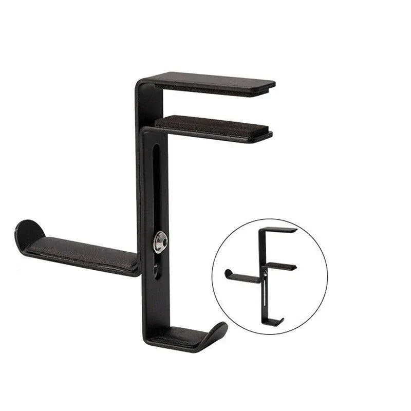 Metal Earphone Headset Desks Display Stand Hanger Holder Headphone Bracket Hook - Red