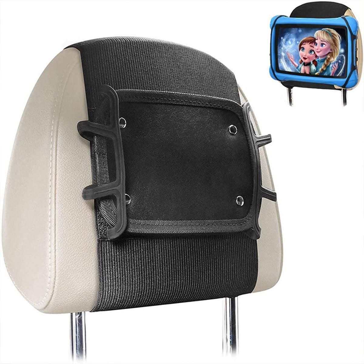 Rotating Car Headrest Tablet Holder Rear Seat Mount for iPad and Tablets