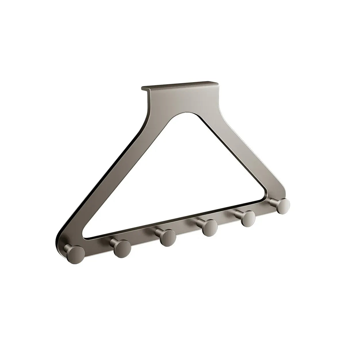 Door Hanger Hook Rack Over The Door Organiser with 6 Hooks for Coat Jacket Bag