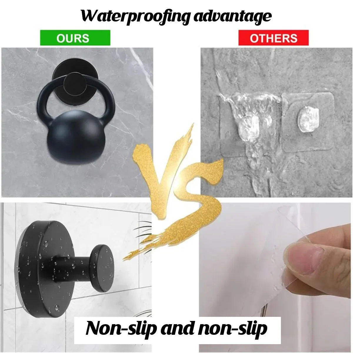 2/4PCS Suction Cup Hook Wall Vacuum Hanger No Drill Coat Hat Holder for Bathroom - White-4pcs
