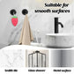 2/4PCS Suction Cup Hook Wall Vacuum Hanger No Drill Coat Hat Holder for Bathroom - White-4pcs