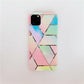 Rainbow Case for iPhone 14 13 12 11 Pro Max XR XS Marble Phone Shockproof Cover Silicone - For iphone 14
