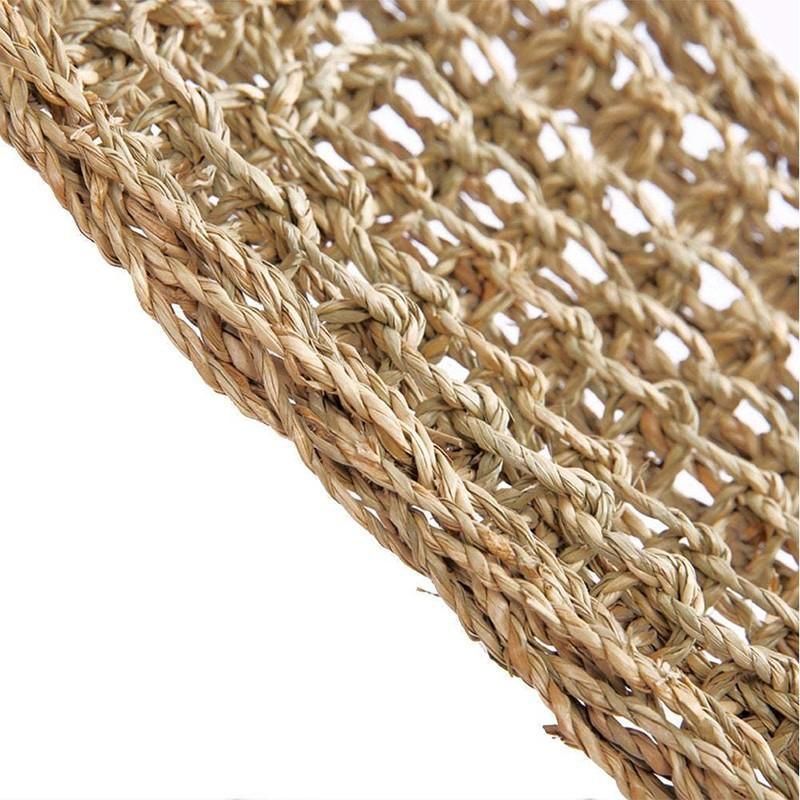 Comfortable and Natural Straw Reptile Bed Hammock for Basking