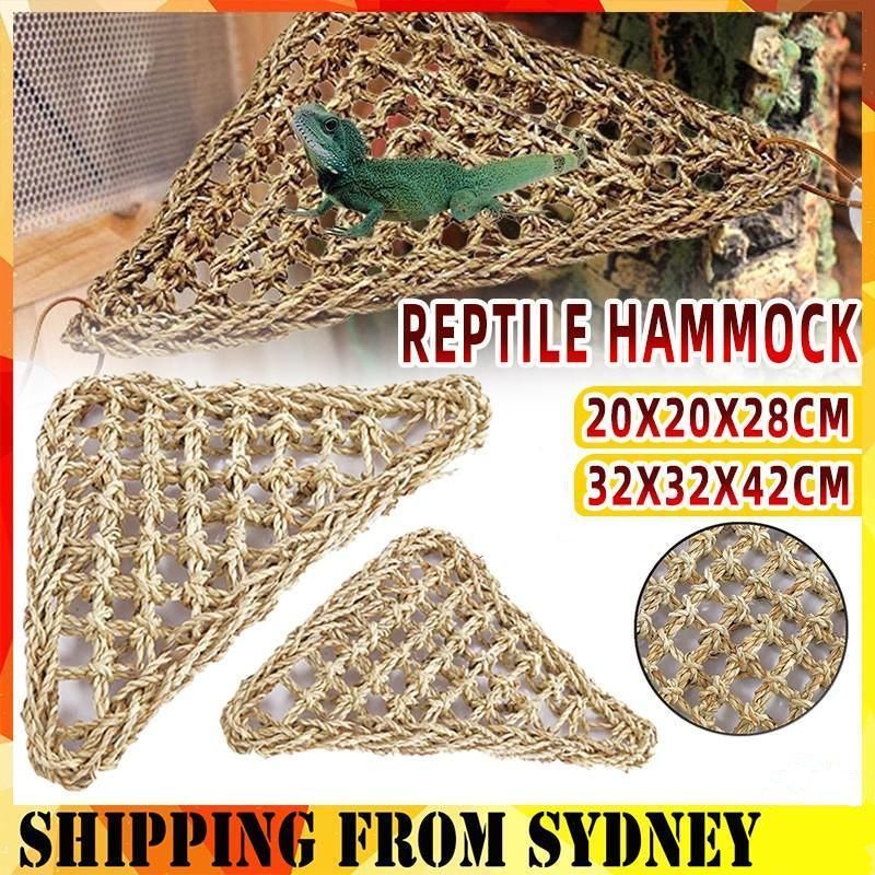 Relaxation 28cm 540460 Comfortable Natural Straw Reptile Bed Hammock Basking