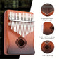 17-Key Beginner Thumb Piano Portable Instrument for Music Learning and Practice