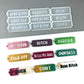 Letters Keychain Resin Epoxy Casting Mould Earring Pendant Mould Craft Silicone