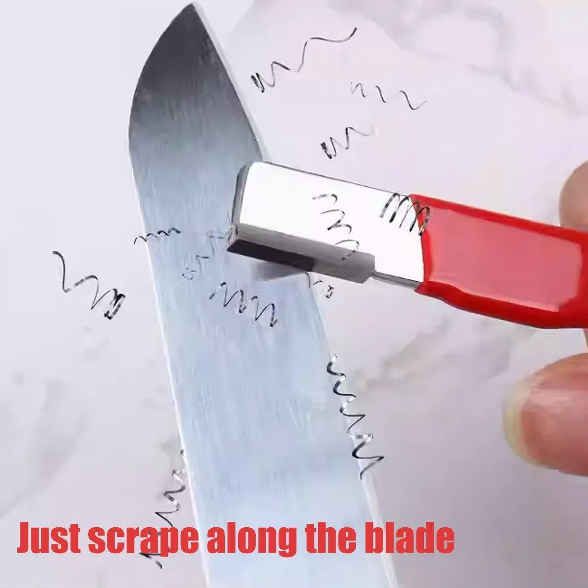 5pcs Handheld Garden Tool Knife Sharpener Quick Pocket Blade Carbide Sharpener - Black